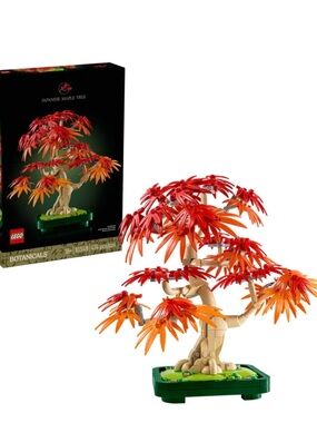 Lego Japanese Maple Tree - Red, Orange & Green